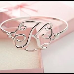 Single Initial Bracelet
